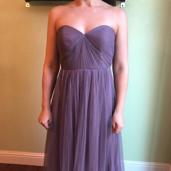 Jenny Yoo Annabelle Convertible Lilac Dress Size 6 - Picture 1 of 3